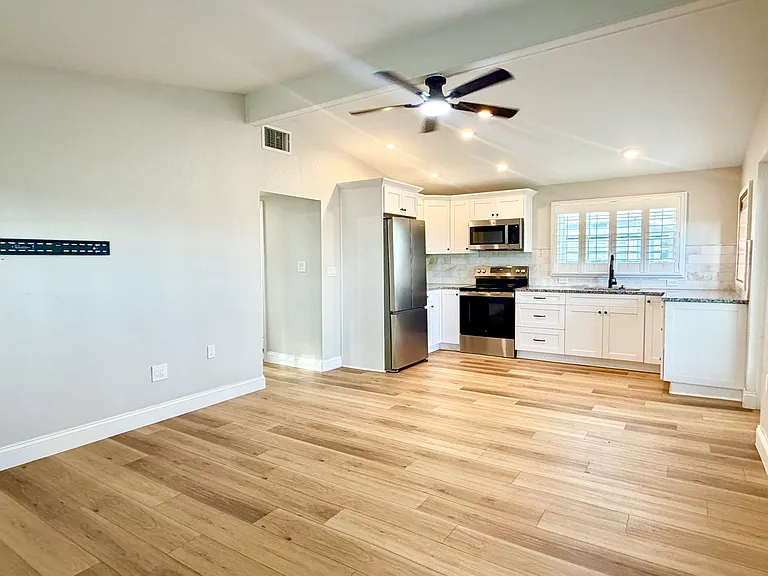 Remodeled kitchen and LVP flooring