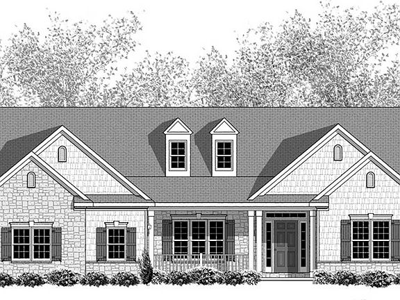 Elevation A - Optional Features Shown