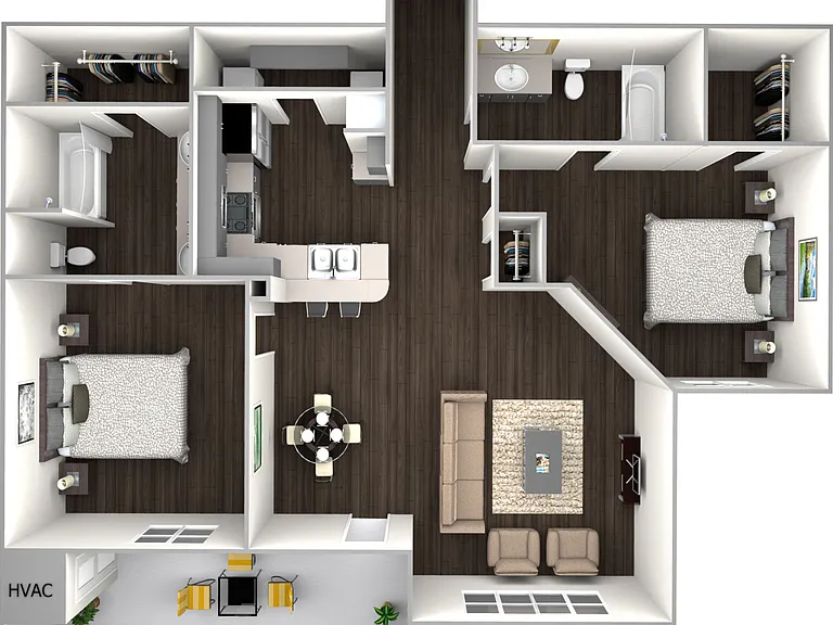 B2 floor plan The Lola