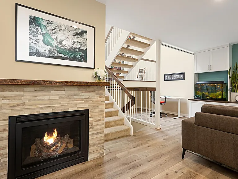 Entry way into the townhome