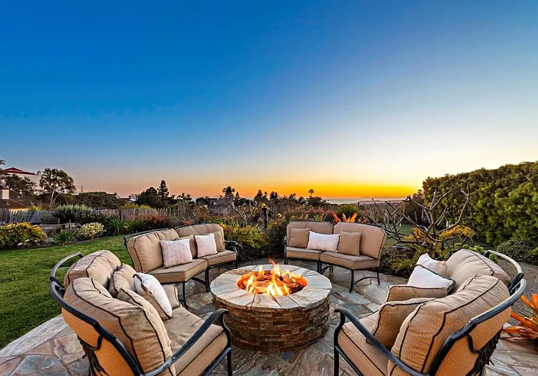 Unwind by your firepit with panoramic ocean views_where every evening feels like a five-star escape.