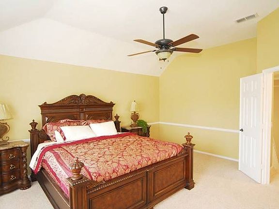 Very large master - plenty of room for this king size bed and still room for a