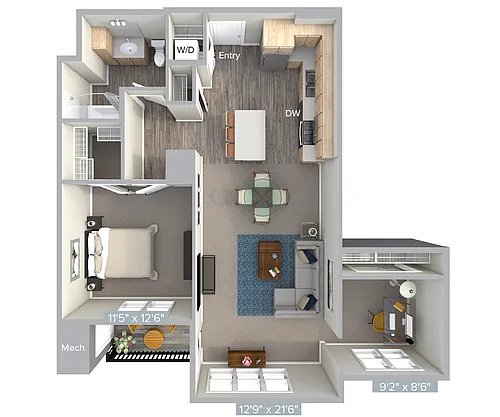 Floor plan AM19D-920