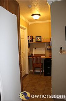 Work station off kitchen