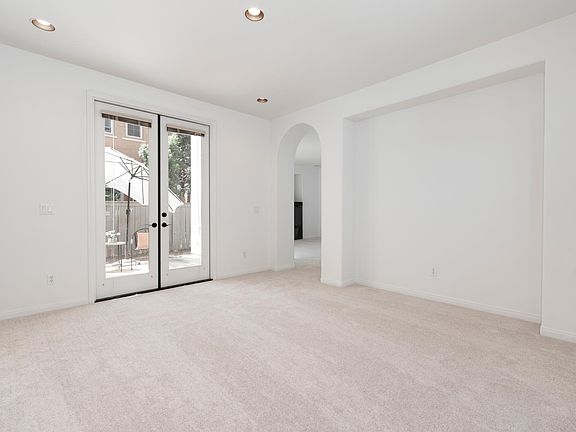 Dining room area that opens up to the outside al fresco style patio
