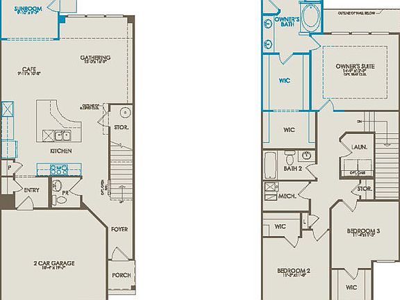 Home Design Layout with Structural Options