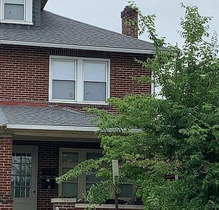 Front view of covered porch and entrance (part of planned renovations)