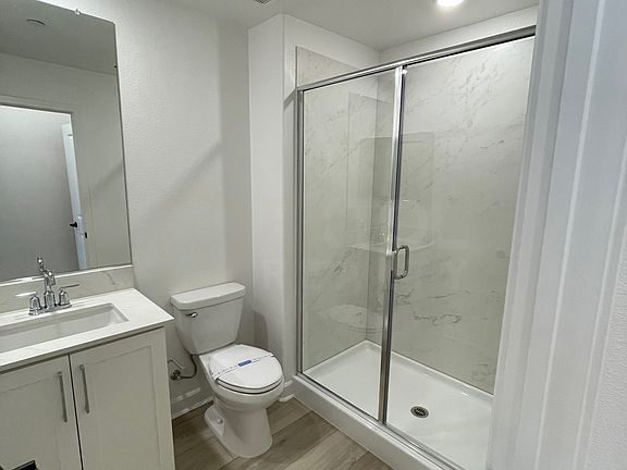 Bathroom in ground floor suite with private entrance