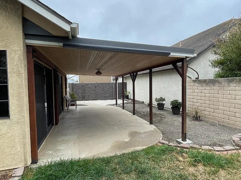 Covered Patio off of Living Room