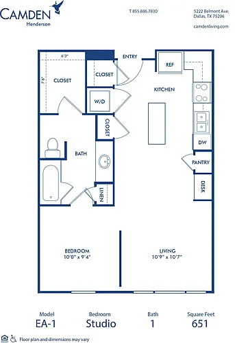 Floor plan EA1