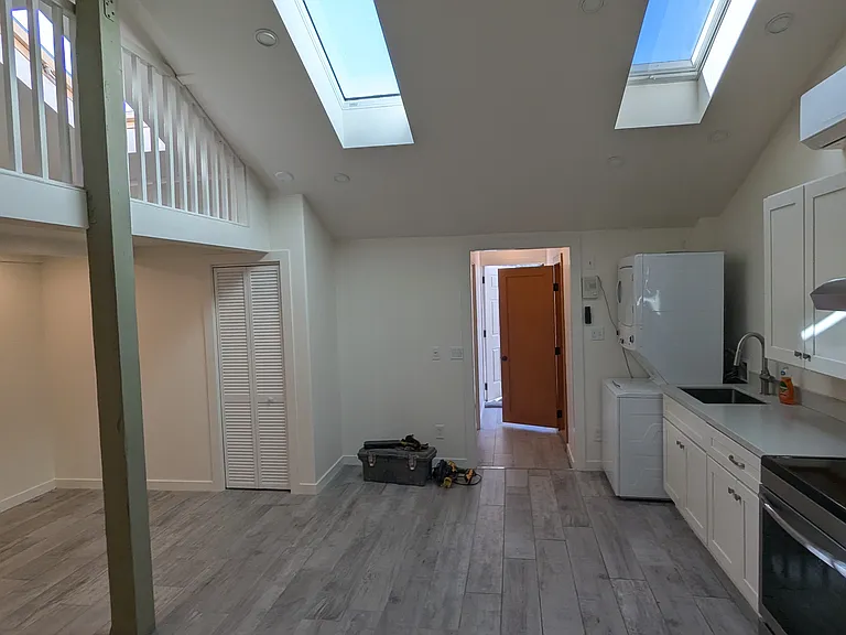 living room/kitchen/loft