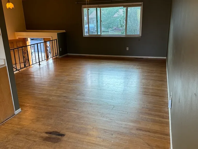 upstairs living and dining room