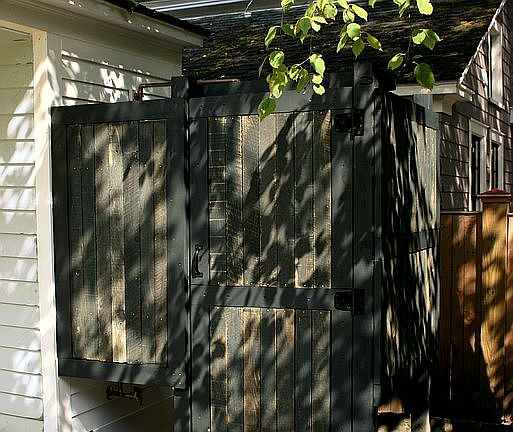 Private outdoor shower