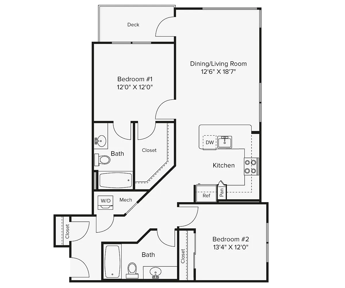 Floor plan B6-1005