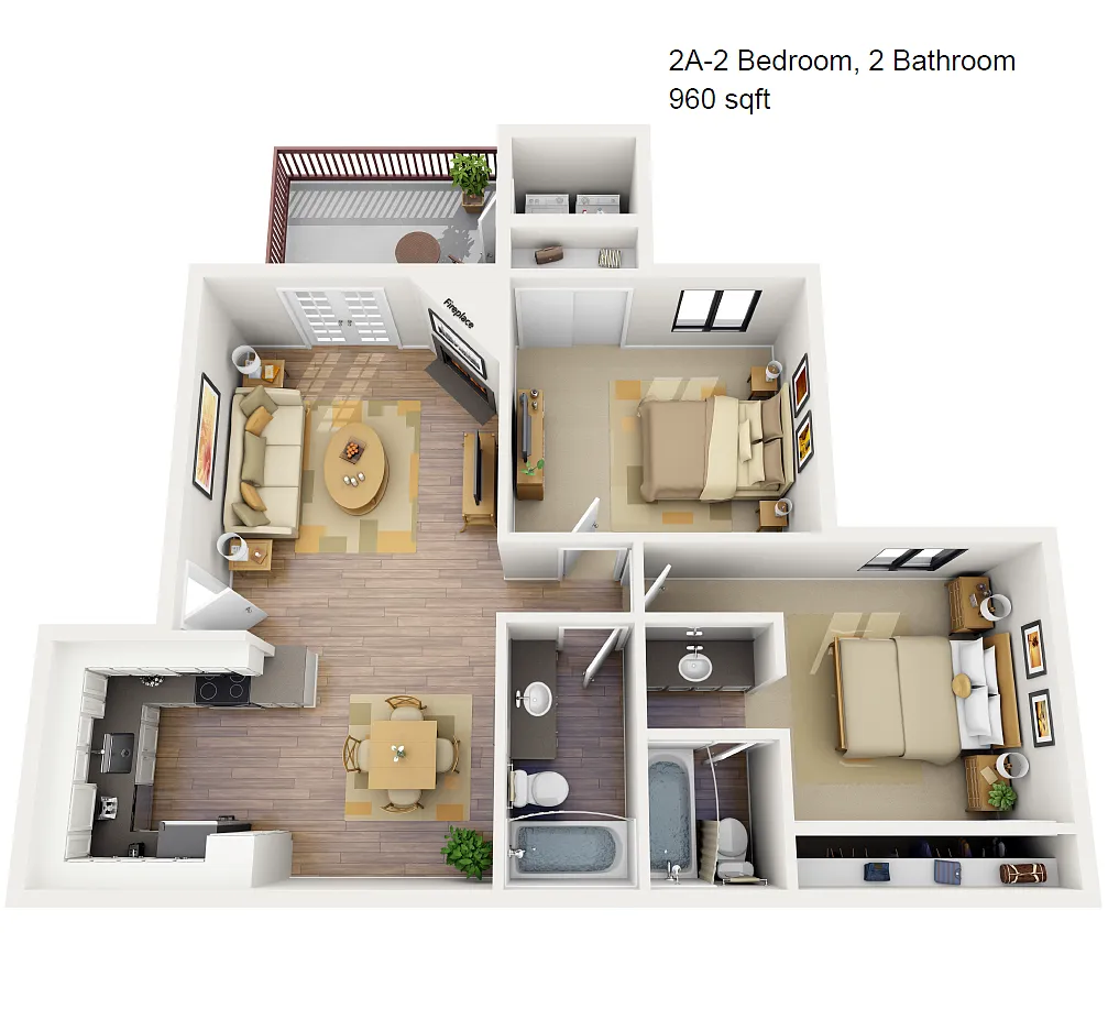 Floor plan 2A