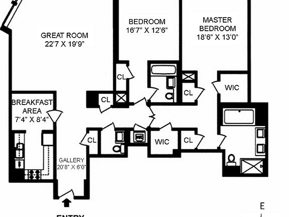 2nd image of 25 Columbus Cir #54B
