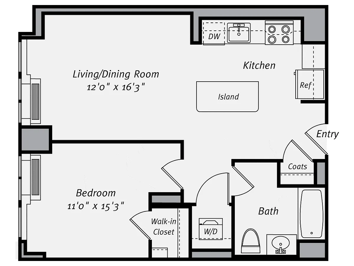 Floor plan The Acadia