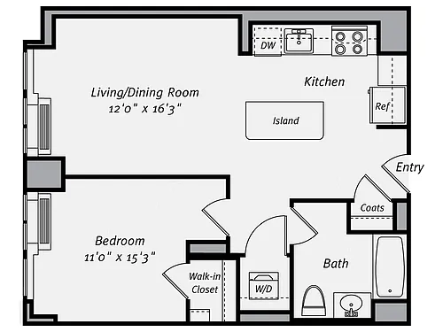 Floor plan The Acadia