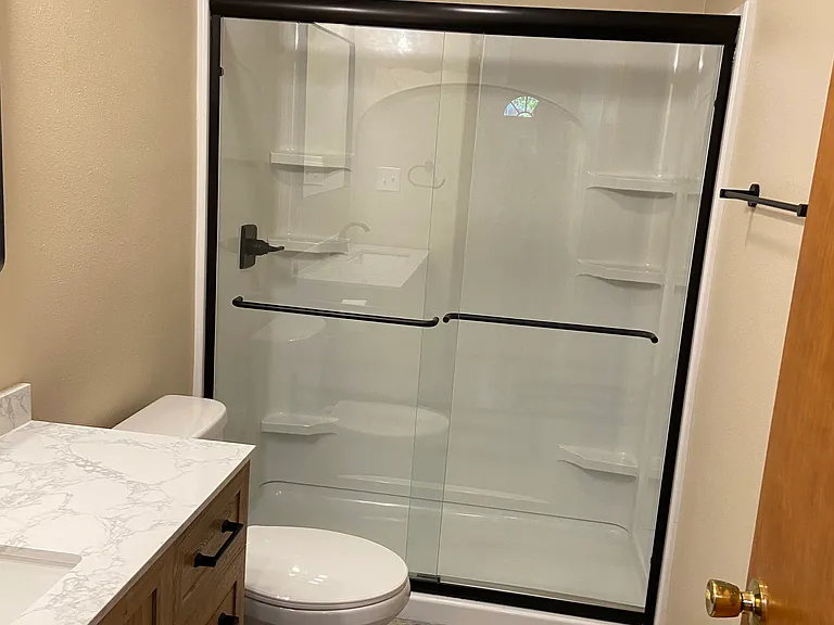 New 3/4 bath with walk in shower