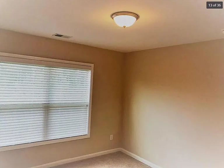 the bedroom in the basement
