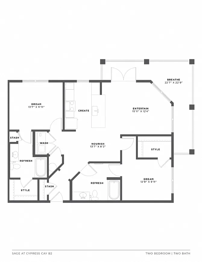 Floor plan B2