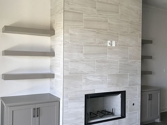 Living Area fireplace