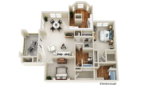 Floor plan Ellenborough