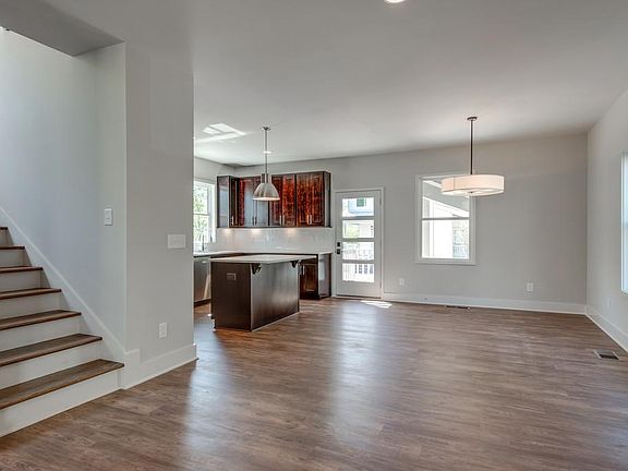 living room and dining