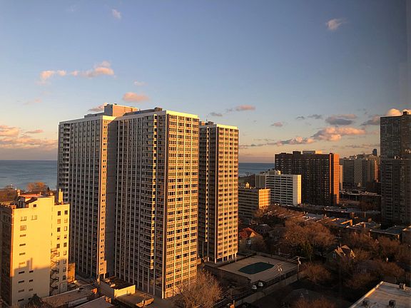 SOUTHEAST VIEW FROM THE LIVING ROOM.