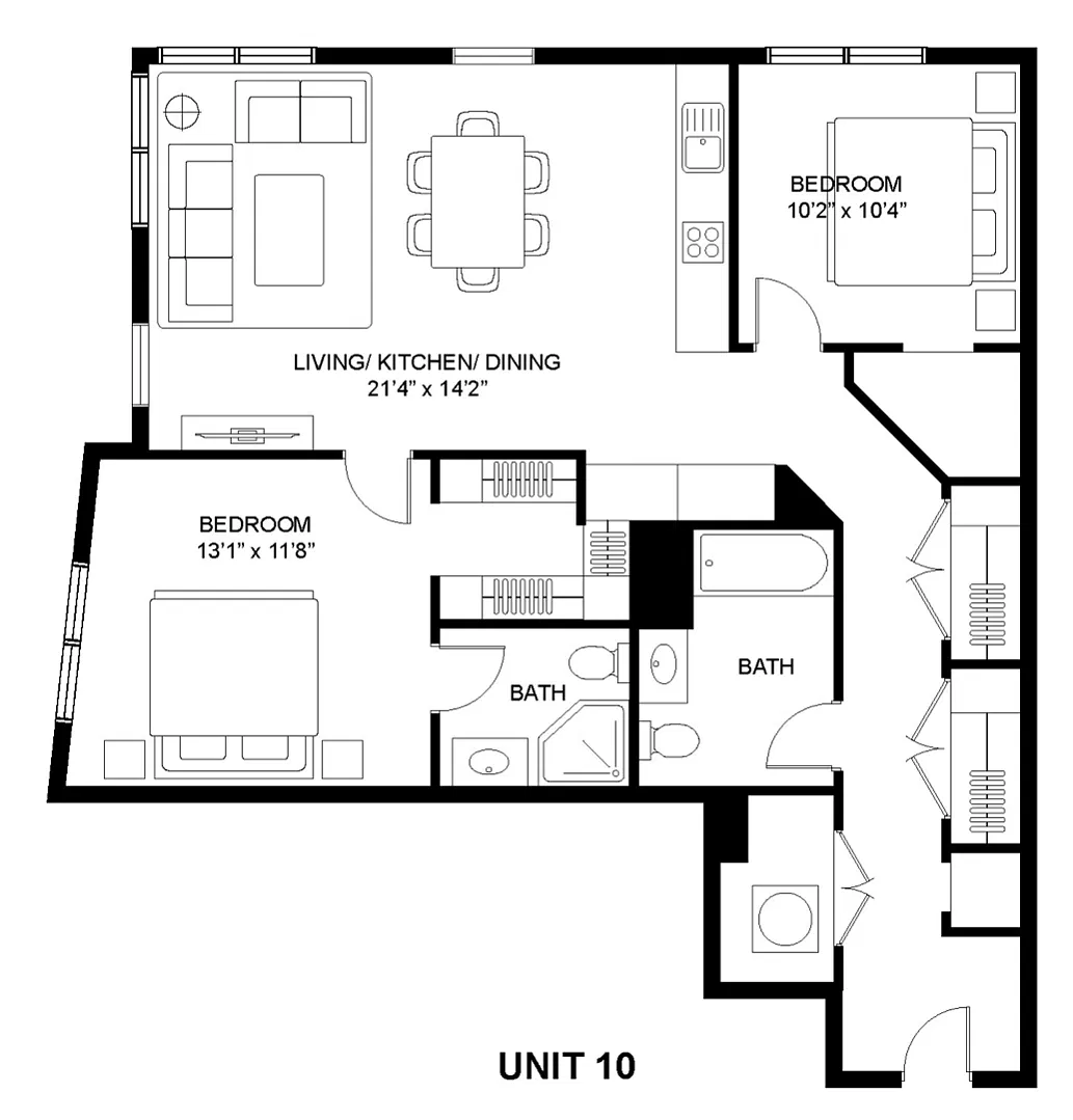 Floor plan PH10