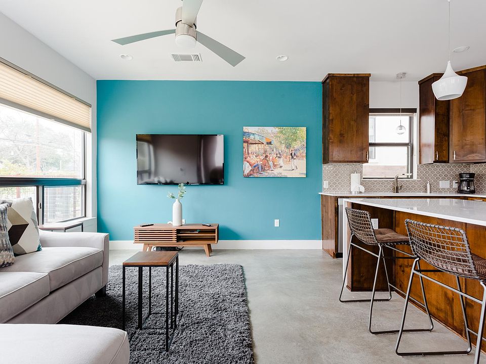 Main Living Space. Open Concept living with kitchen, living and dining area.
