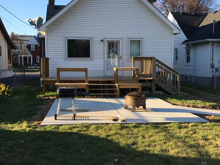 backyard deck/patio