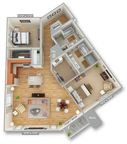 Floor plan B12