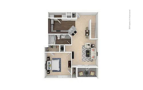 Floor plan A3A-A4A - Fort Bend I, II