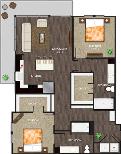 Floor plan B2