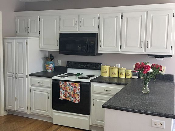Newly painted cabinets