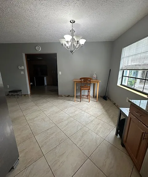 Dining area by kitchen