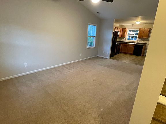 Open living room, kitchen