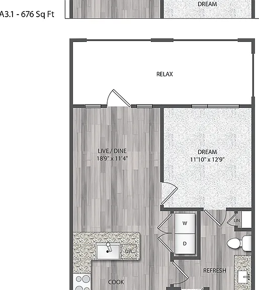 A3.1 floor plan Encore Montrose