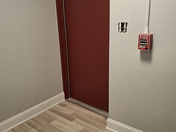 Entry door and vestibule.