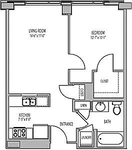 Floor plan 1A Renovation 2