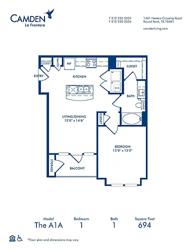 Floor plan A1A