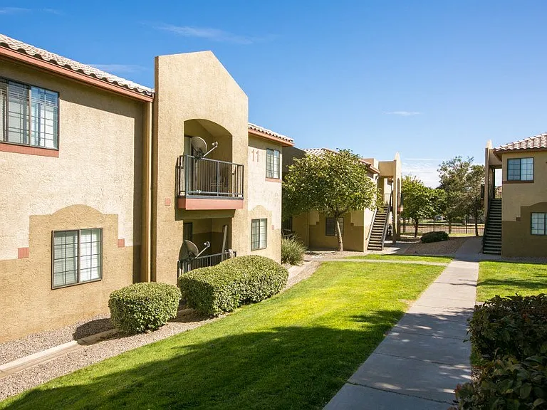 Enjoy the grassy areas around the community