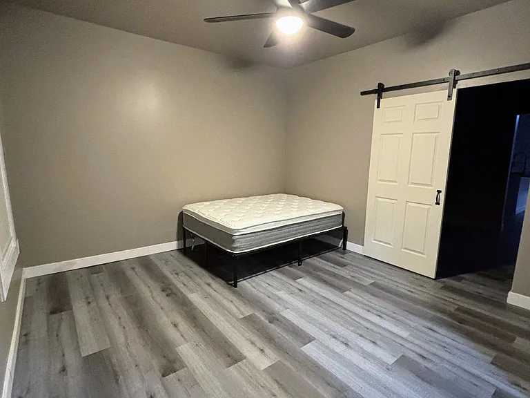 This room can be a bedroom or living space