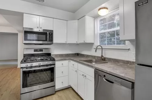 Signature Kitchen Style- Shown here in the three-bedroom floor plan - Springetts Apartments