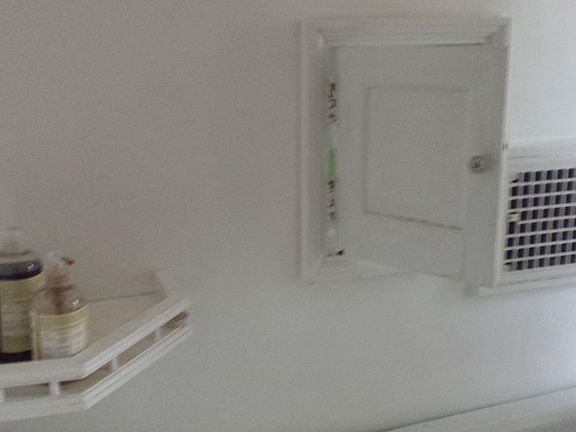 Bathroom wall heater for extra heat!
