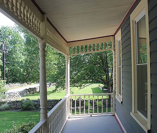 Front porch left side