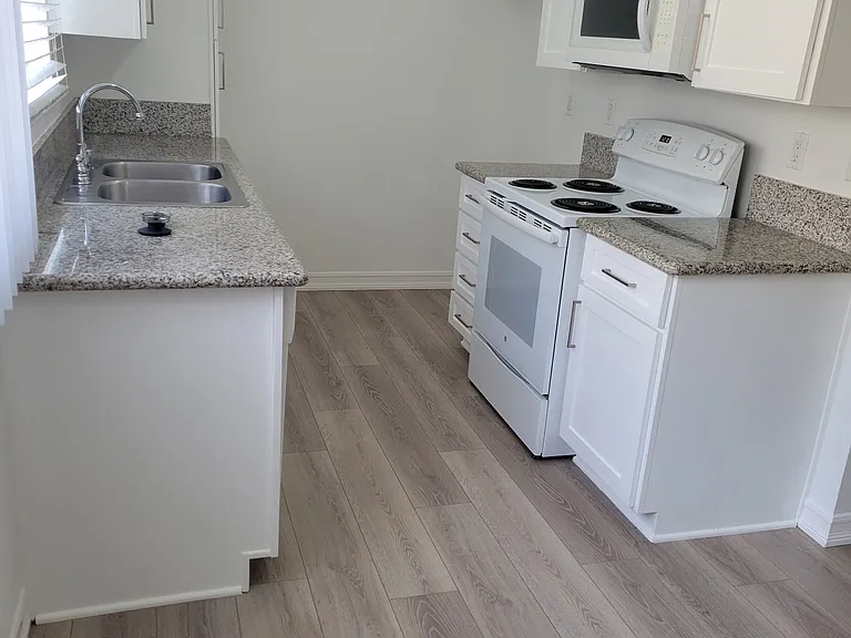 Kitchen and dining area