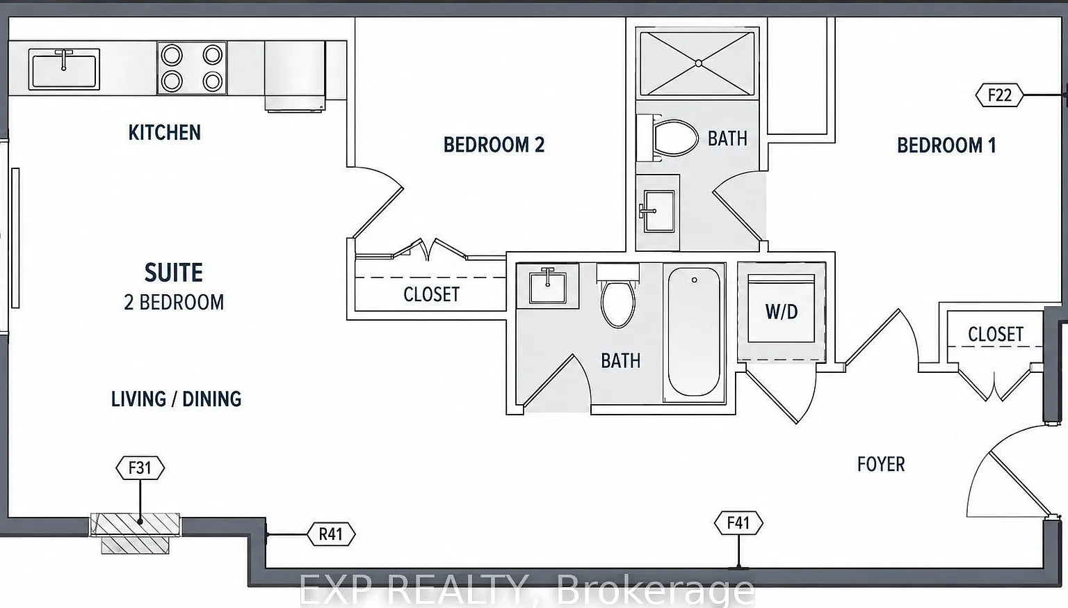 2 bed, $2,450 — Photo 2