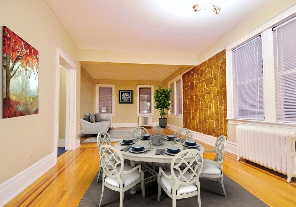 Gorgeous living room and dining room